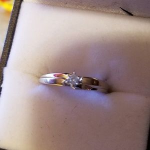 Jewelry - 10k white gold diamond soliter ring Jewelry - 10k white gold diamond soliter ring